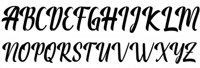 Matilda-Regular Schriftart Groß
