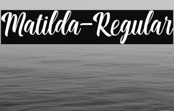 Matilda-Regular Example 1