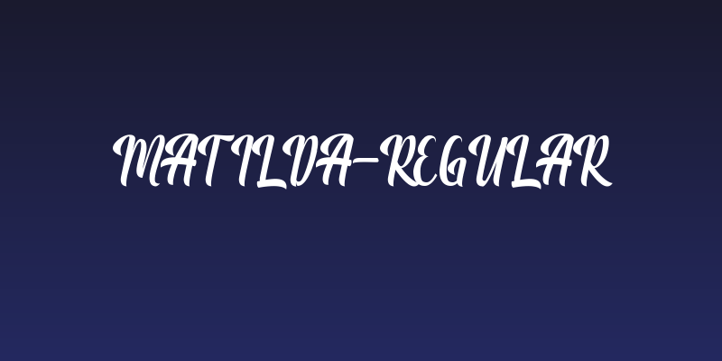 Matilda-Regular Social Header