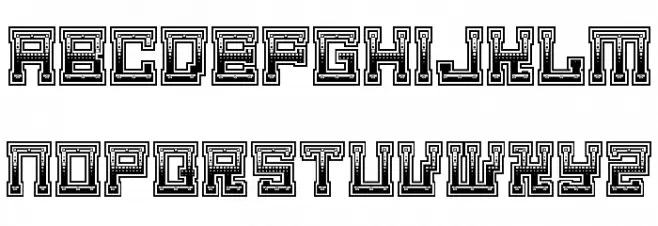 Matilda The Iron Lady Regular Schriftart Groß