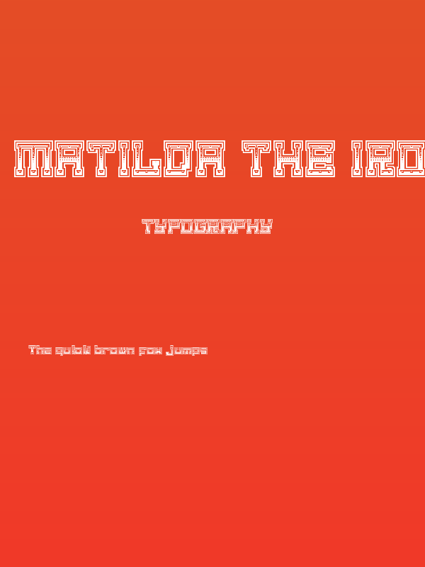 Matilda The Iron Lady Regular Poster