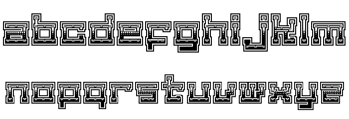 Matilda The Iron Lady Regular Font LOWERCASE