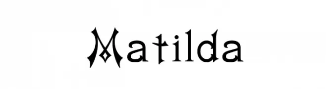 Matilda  les polices de caractères gratuit tlcharger
