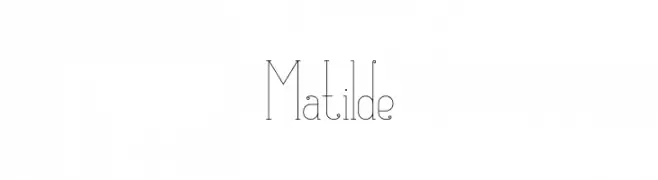 Matilde  les polices de caractères gratuit tlcharger