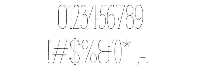 MatildeSketch Font OTHER CHARS