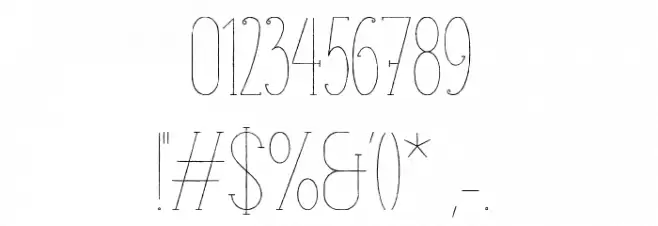 MatildeSketch Font OTHER CHARS