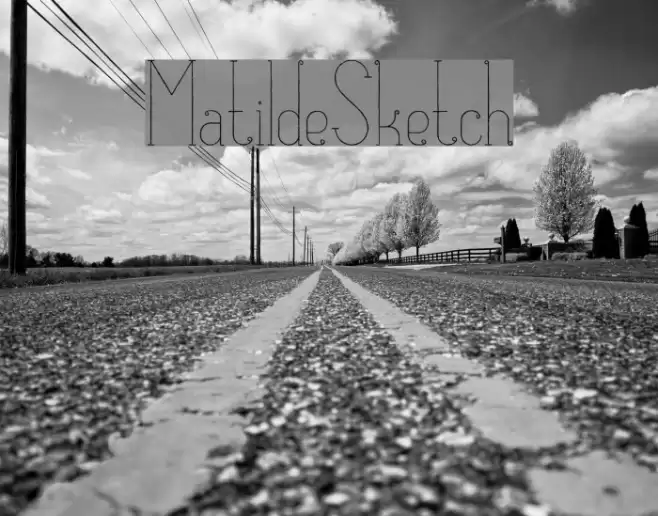 MatildeSketch Font examples
