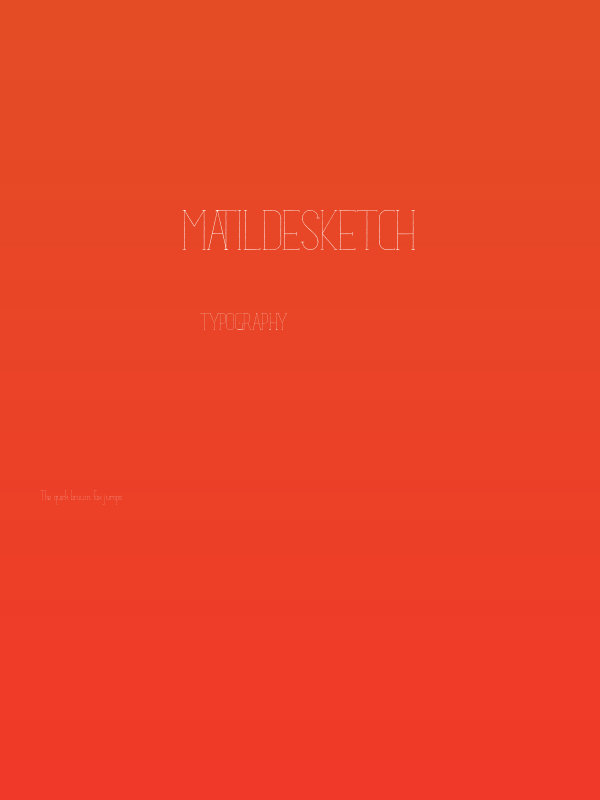 MatildeSketch Poster