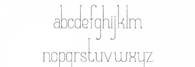 MatildeSketch Font LOWERCASE