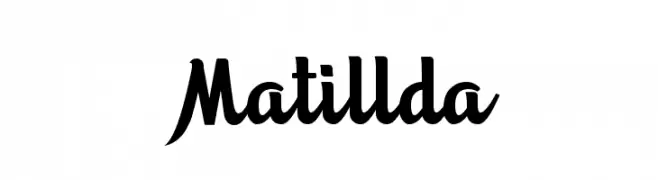 Matillda  免费字体下载