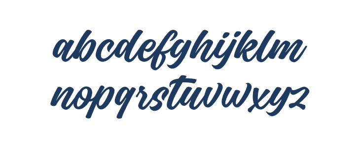 Matisan Script PERSONAL USE Regular Lowercase