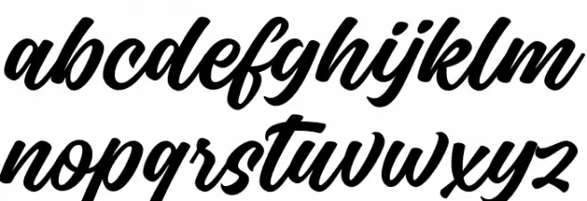 Matisan Script PERSONAL USE Regular फ़ॉन्ट लोअरकेस