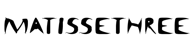 MatisseThree  Скачать бесплатные шрифты
