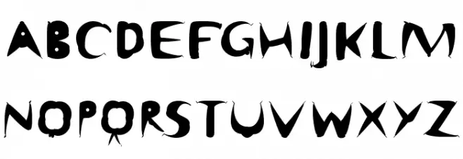 MatisseThree Schriftart Groß