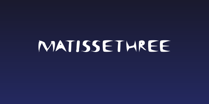 MatisseThree Social Header