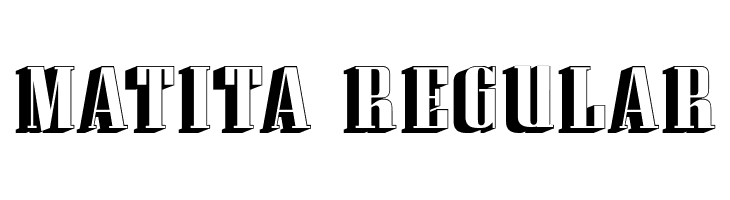 Matita Regular  Descarca Fonturi Gratis