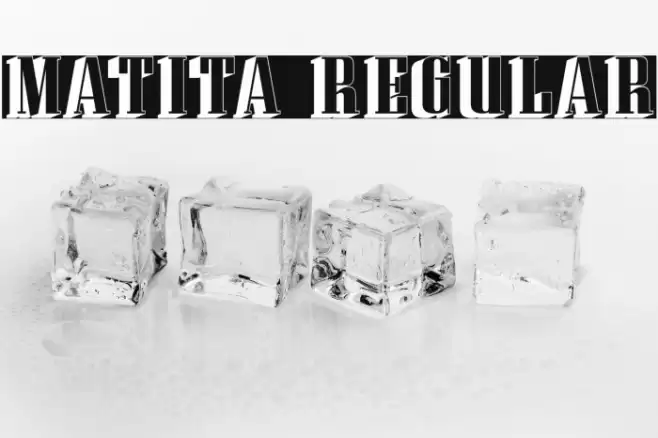 Matita Regular Font examples