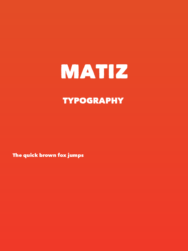 Matiz Poster