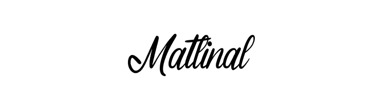 Matlinal  font caratteri gratis