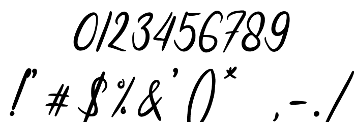 Matlinal Font OTHER CHARS