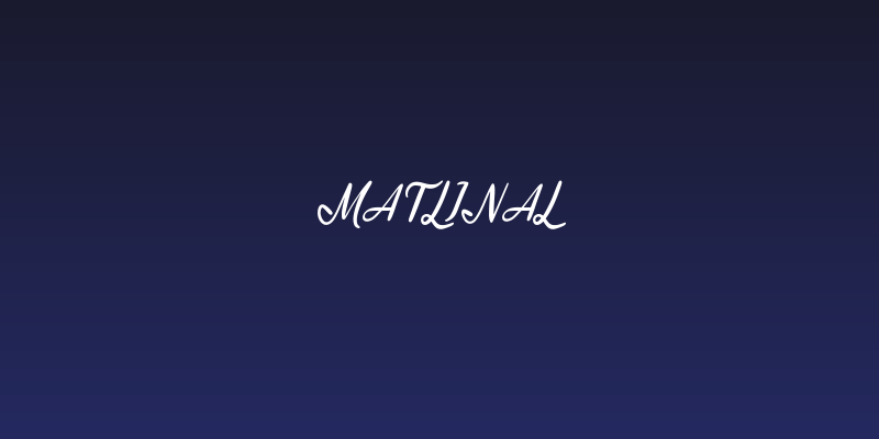 Matlinal Social Header