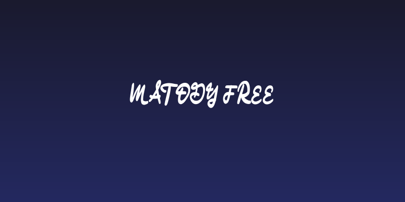 Matody FREE Social Header