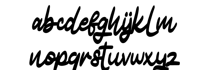 Matody FREE Font LOWERCASE