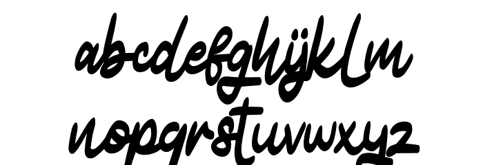 MatodyFREE Font LOWERCASE
