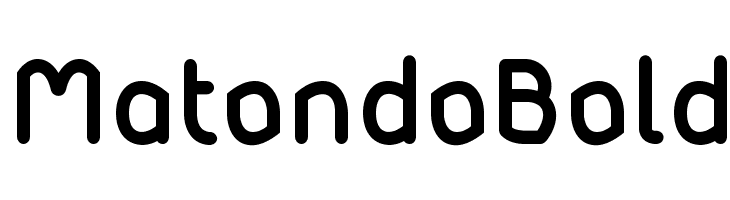 Matondo Bold  免费字体下载