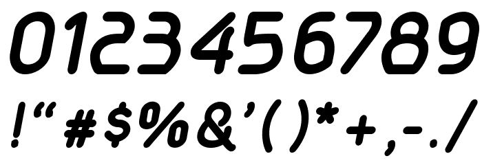 Matondo BoldItalic Font OTHER CHARS