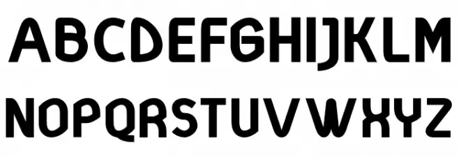 MatondoProExtraBold Schriftart Groß