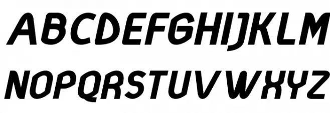 MatondoProExtraBoldItalic Schriftart Groß