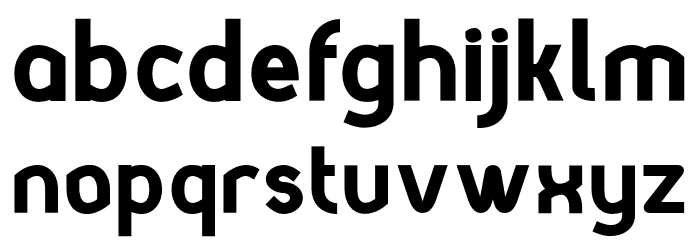 MatondoProExtraBold Font LOWERCASE