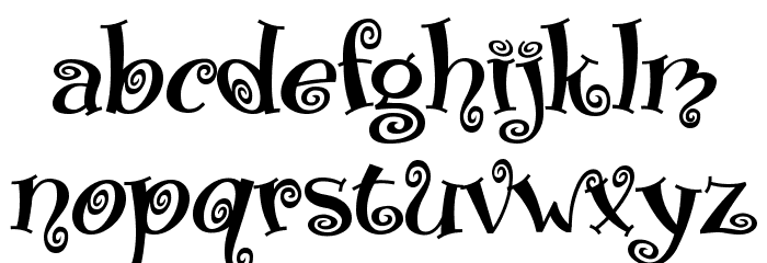 Matreshka Font LOWERCASE