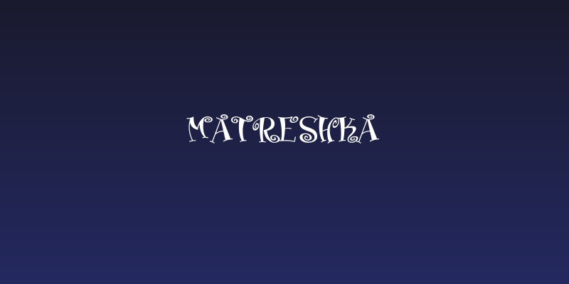 Matreshka Social Header