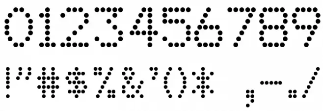 Matricha Font Alte caractere