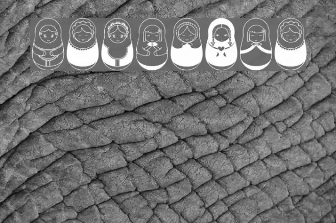 Matriochkas Font examples