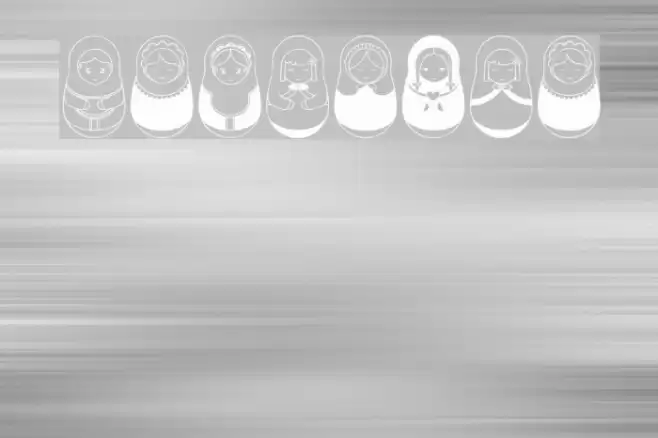 Matriochkas Font examples