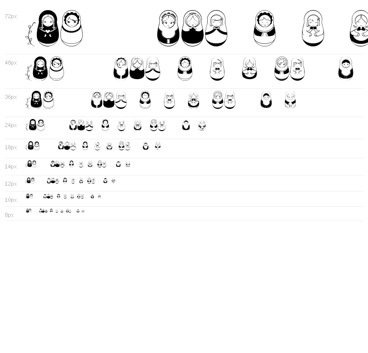 Matriochkas Waterfall