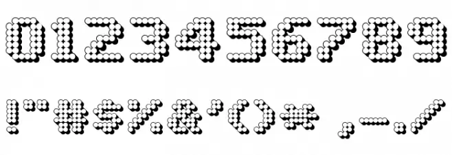 Matrix Complex 3D NC Font OTHER CHARS