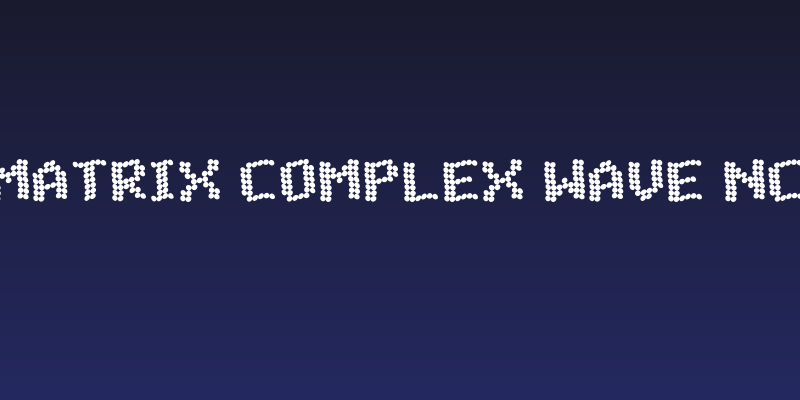 Matrix Complex Wave NC Social Header