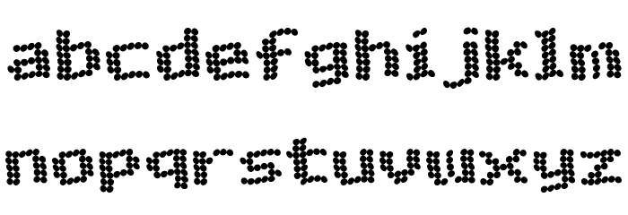 Matrix Complex Wave NC Font LOWERCASE