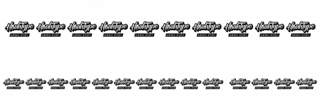 Matrix Dots Demo Outline Font OTHER CHARS