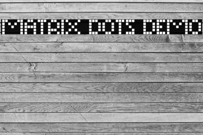 Matrix Dots Demo Example 2