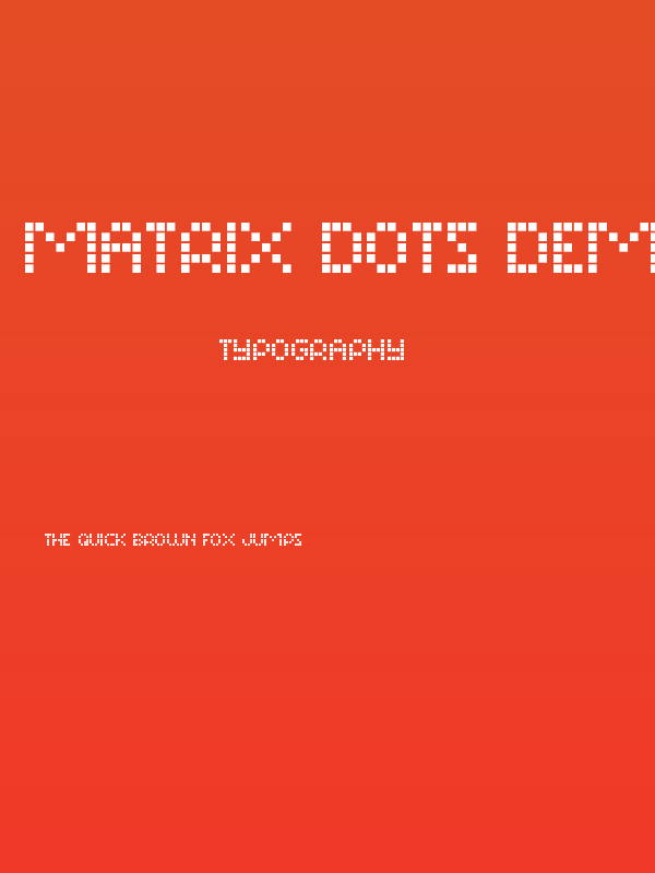 Matrix Dots Demo Poster