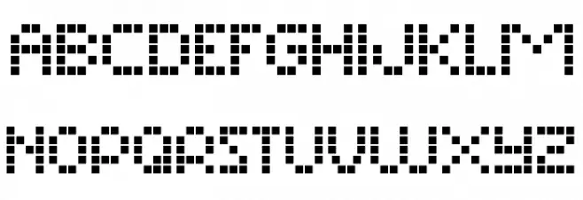 Matrix Dots Demo Caratteri MINUSCOLO