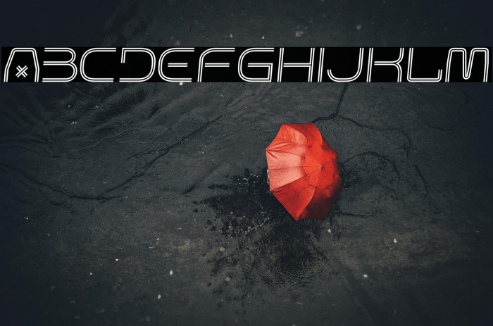 Matrix Pulse Slant Font examples