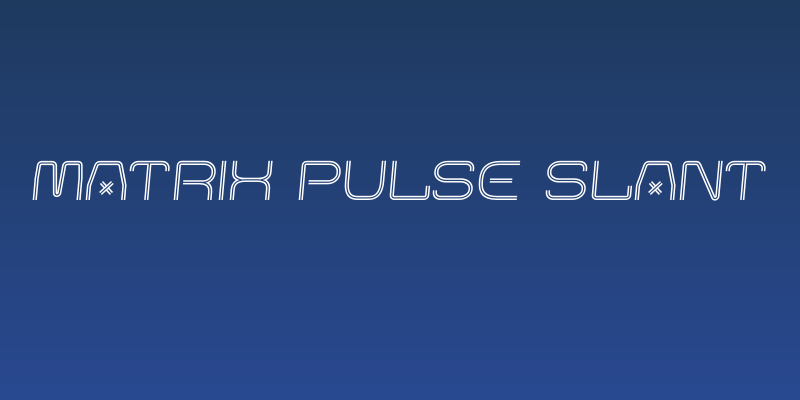 Matrix Pulse Slant Social Header
