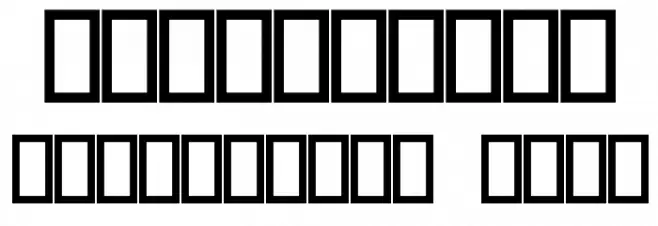 Matrix Font OTHER CHARS