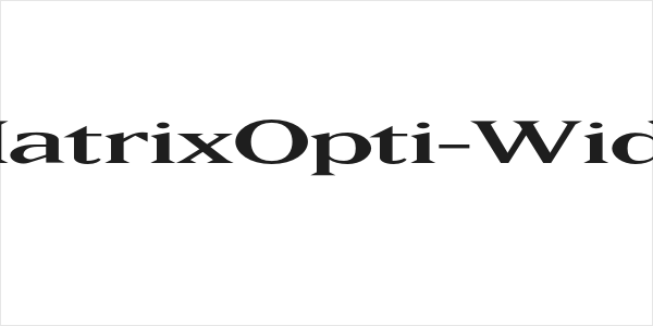 MatrixOpti-Wide Logo